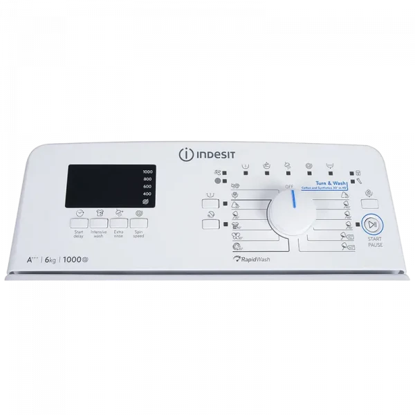 Mașină de spălat Indesit BTW D61053, 6kg, Alb