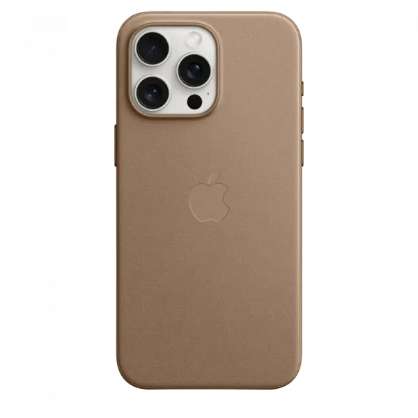 Чехол Apple iPhone 15 Pro Max FineWoven Case with MagSafe, Серо-коричневый