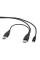 Cablu de încărcare și date Cablexpert CCP-USB22-AM5P-3, 2 х USB 2.0/Mini-USB, 0,9 m, Negru