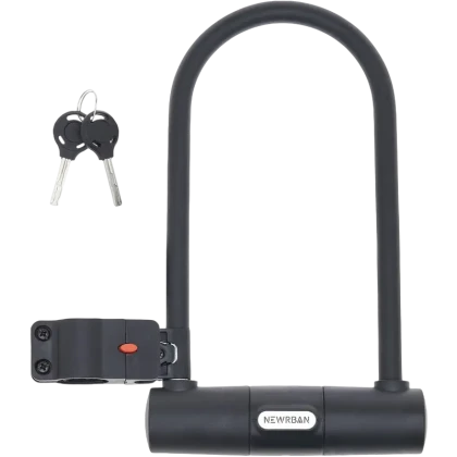 Замок Newrban U-lock with mounting bracket, Черный