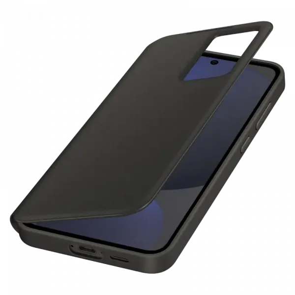 Husă tip carte Samsung Smart View Wallet for Galaxy S24 FE, Negru