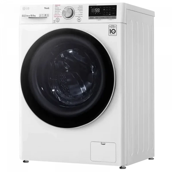 Mașină de spălat LG F4WV710S2E, 10,5kg, Alb