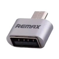 Adaptor USB Remax RA-OTG, Micro-USB/USB Type-A (F), Argintiu