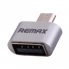 Adaptor USB Remax RA-OTG, Micro-USB/USB Type-A (F), Argintiu