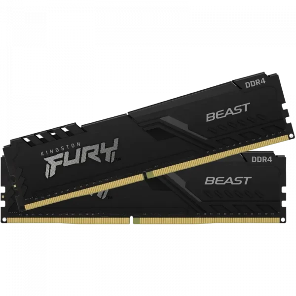 Оперативная память Kingston FURY Beast, DDR4 SDRAM, 2666 МГц, 16Гб, KF426C16BBK2/16
