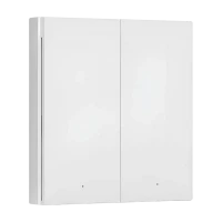 Comutator inteligent de lumină AQARA Wireless Switch H1 (Double Rocker), Alb
