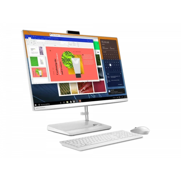 Computer All-in-One Lenovo IdeaCentre 3 27ITL6, 27, Intel Core i5-1135G7, 16GB/512GB, Fără SO, Alb