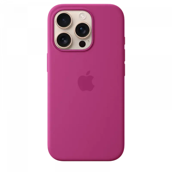 Чехол Apple iPhone 16 Pro Silicone Case with MagSafe, Фуксия