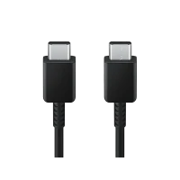 Кабель для зарядки и синхронизации Samsung USB-C to USB-C Cable 3A, USB Type-C/USB Type-C, 1,8м, Чёрный
