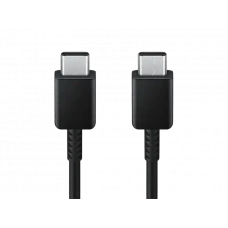 Cablu încărcare și sincronizare Samsung USB-C to USB-C Cable 3A, USB Type-C/USB Type-C, 1,8m, Negru