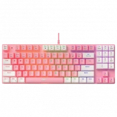 Tastatură Havit KB512L, Cu fir, Roz/Alb