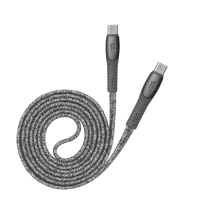 Cable de date Rivacase PS6105, USB Type-C/USB Type-C, 1,2m, Gri