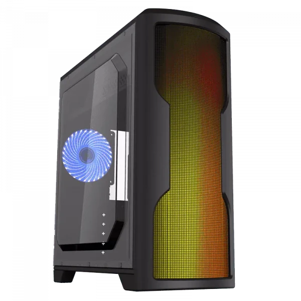 Компьютерный корпус Gamemax G562, Midi-Tower, Без блока питания, Чёрный