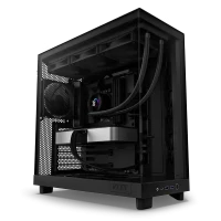Компьютерный корпус NZXT H6 Flow, Midi-Tower, Без блока питания, Чёрный