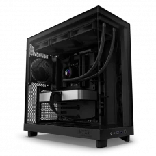 Carcasă PC NZXT H6 Flow, Midi-Tower, Fără PSU, Negru
