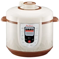 Мультиварка-скороварка Moulinex CE501134, Коричневый | Белый