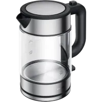 Электрочайник Xiaomi Electric Glass Kettle, Чёрный/Нержавеющая сталь