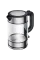 Fierbător electric Xiaomi Electric Glass Kettle, Negru/Oțel inoxidabil