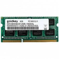 Memorie RAM Goldkey 8G DDR3L 1600 So-Dimm, DDR3 SDRAM, 1600 MHz, 8GB