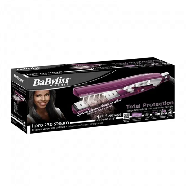 Выпрямитель для волос BaByliss iPro 230 steam ST292E, Фиолетовый