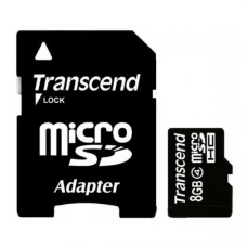 Card de Memorie Transcend microSDHC Class 4, 8GB (TS8GUSDHC4)