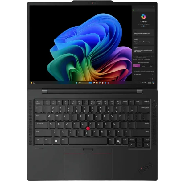 Ноутбук для бизнеса 14 Lenovo ThinkPad T14s Gen 6 (Snapdragon), Чёрный, Qualcomm Snapdragon X Elite X1E-78-100, 32Гб/1024Гб, Windows 11 Pro