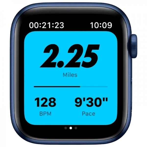 Ceas inteligent Apple Watch Series 6 GPS MG143, 40mm, Bleumarin