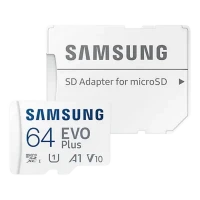 Карта памяти Samsung EVO Plus MicroSD, 64Гб (MB-MC64KA/EU)