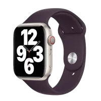 Curea pentru ceas Apple MP7Q3ZM/A, Silicon, Large, Burgundă