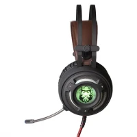 Căști gaming QUMO Avalon, USB, Negru