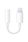 Lightning Cablu Apple MMX62ZM/A, Lightning/3.5 mm (F), 0,1m, Alb
