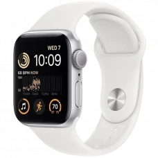 Ceas inteligent Apple Watch SE (2nd gen), 44mm, Alb