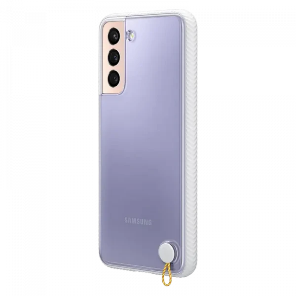 Original Sam. Clear Protective Cover Galaxy S21, White