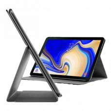 Husă pentru tabletă Cellularline Folio - Galaxy Tab S4, 10,5, Piele artificială, Negru