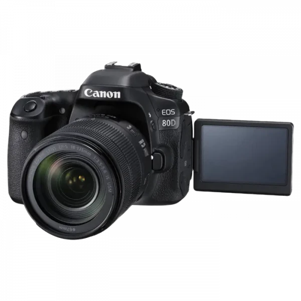 Aparat foto DSLR Canon EOS 80D & EF-S 18-135mm f/3.5-5.6 IS nano USM KIT