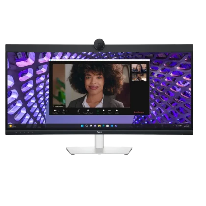 34 Monitor DELL P3424WEB, IPS 3440x1440 WQHD, Negru | Argintiu