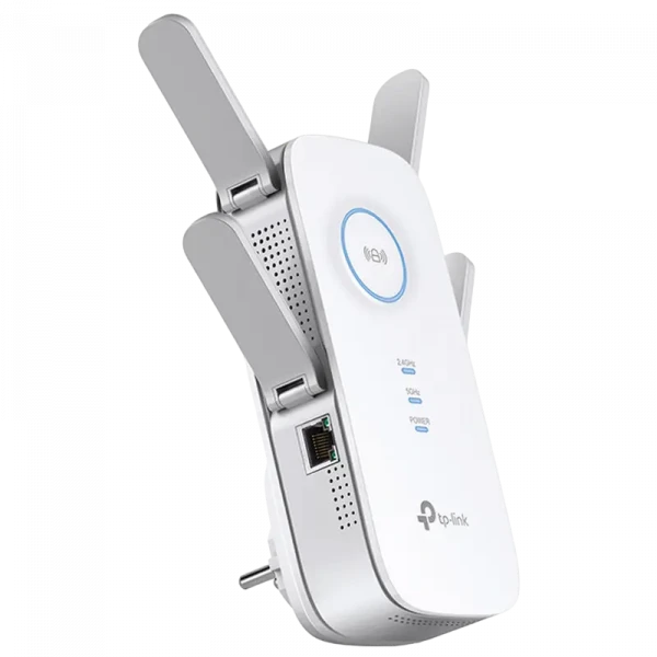 Усилитель Wi‑Fi сигнала TP-LINK RE650, 800 Мбит/с, 1733 Мбит/с, Белый