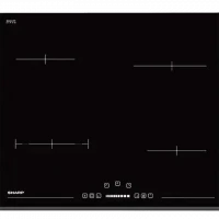 Электрическая варочная панель Sharp KH6V08BS00EU, Чёрный