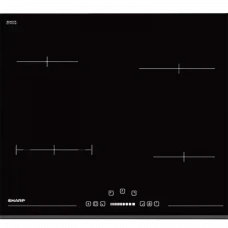 Электрическая варочная панель Sharp KH6V08BS00EU, Чёрный
