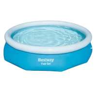 Piscină gonflabilă Bestway Fast Set, 2300L, Albastru/Alb, 57341