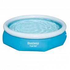 Piscină gonflabilă Bestway Fast Set, 2300L, Albastru/Alb, 57341