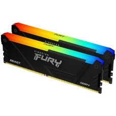 Оперативная память Kingston FURY Beast RGB, DDR4 SDRAM, 3600 МГц, 32 Гб, KF436C18BB2AK2/32