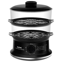 Aparat de gătit cu aburi Tefal Convenient, Negru