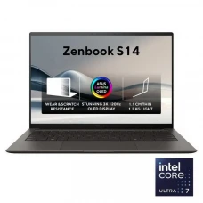 Laptop 14 ASUS Zenbook S 14 OLED UX5406SA, Zumaia Gray, Intel Core Ultra 7 258V, 32GB/1024GB, Windows 11 Home
