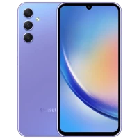 Смартфон Samsung Galaxy A34, 8Гб/256Гб, Светло-фиолетовый