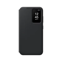 Husă tip carte Samsung Smart View Wallet pentru Galaxy S23 FE, Negru