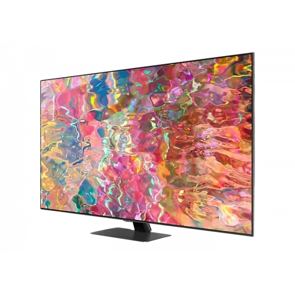 55 QLED SMART Телевизор Samsung QE55Q80BAUXUA, 3840x2160 4K UHD, Tizen, Чёрный