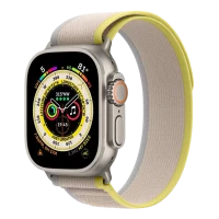 Умные часы Apple Watch Ultra, 49мм, Жёлтый/Бежевый