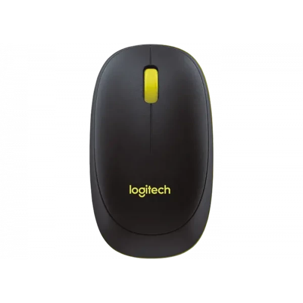 Клавиатура и мышь Logitech MK240, Беспроводное, Чёрный/Жёлтый