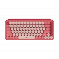 Клавиатура Logitech POP Keys, Беспроводное, Розовый